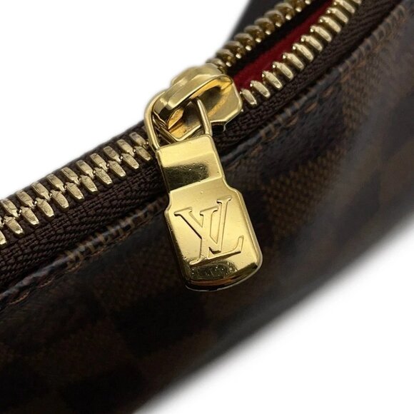 LOUIS VUITTON Bloomsbury Size PM Damier Ebene Canvas Red - Picture 9 of 15